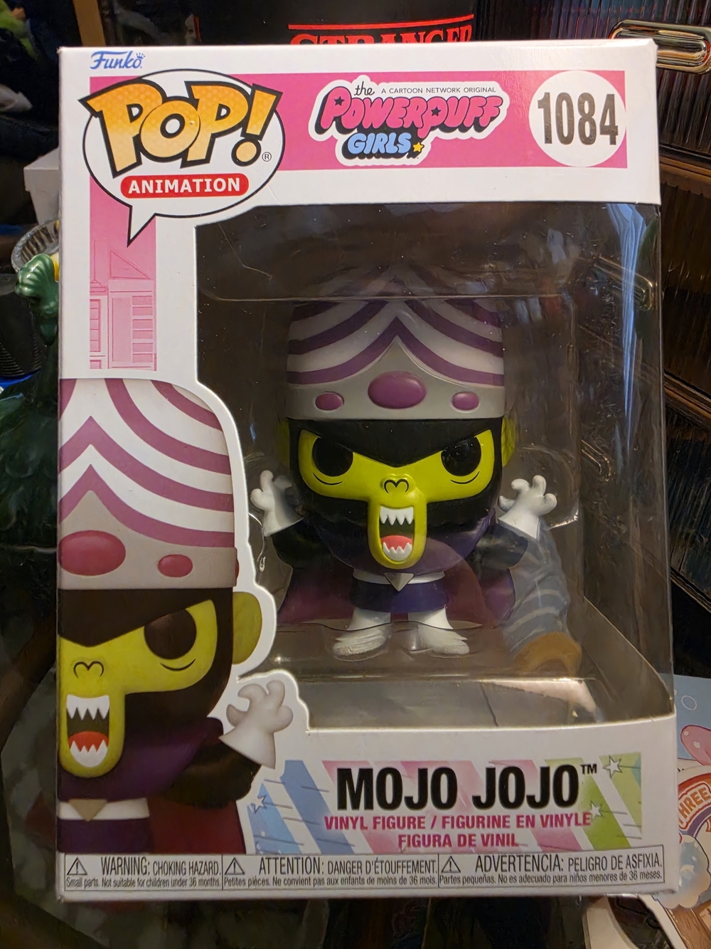 Funko Pop! Mojo Jojo Vinyl Figure - Yellow, Purple, Pink